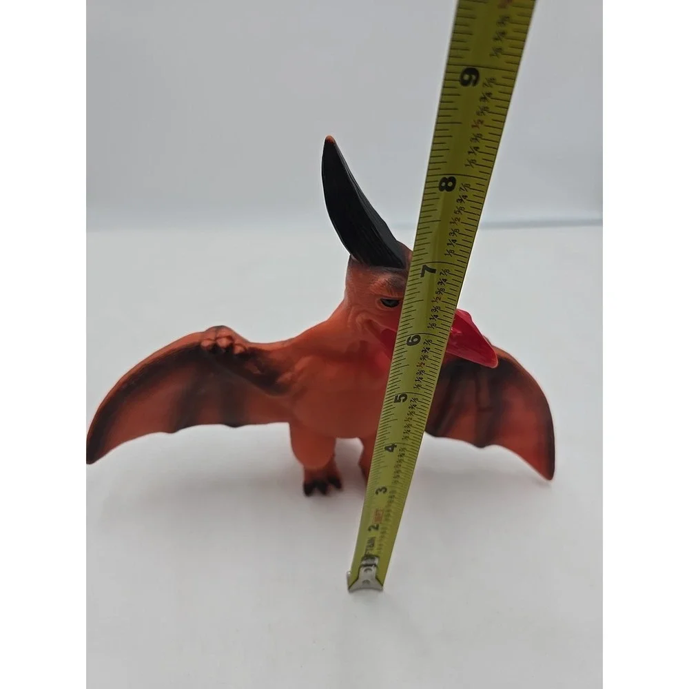 Dinosaur Triceratops Brontosaurus Pterodactyl Soft Rubber Toy Figures Lot‎